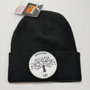 NWT Timberland Pro Beanie Cap Hat Black Knit One Size USA